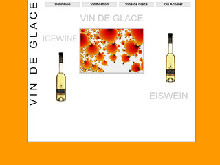 Aperçu visuel du site http://www.vin-de-glace.com