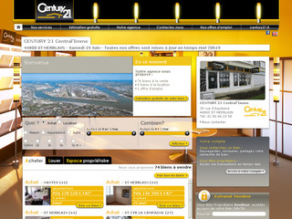 Aperçu visuel du site http://www.century21centralimmo.com/