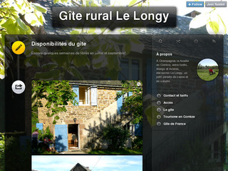 Le Longy - gîte rural en Corrèze - Gite-lelongy.tumblr.com