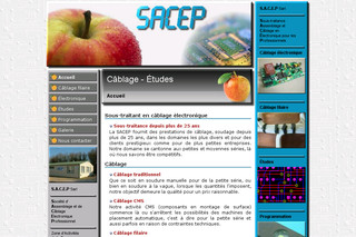Aperçu visuel du site http://www.sacep-79.fr/