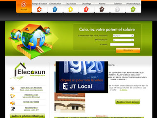 Elecosun, installateur de panneaux photovoltaique et solaire - Elecosun.fr Elecosun, installateur de panneaux photovoltaique et solaire - Elecosun.fr