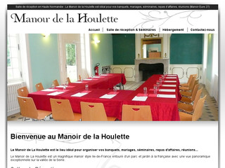 Aperçu visuel du site http://www.manoir-houlette.fr