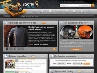 Aperçu visuel du site http://www.scooter-system.fr