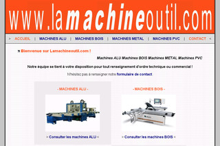 Aperçu visuel du site http://www.lamachineoutil.com/