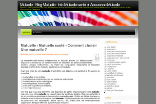 Aperçu visuel du site http://mutuelle.unblog.fr