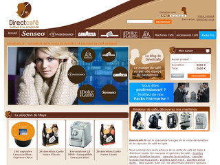 Aperçu visuel du site http://www.directcafe.fr