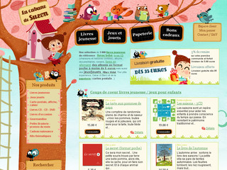 Aperçu visuel du site http://www.lacabanedesuzon.fr