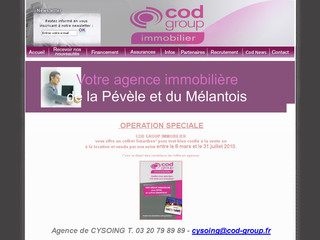 Aperçu visuel du site http://www.cod-immo.fr
