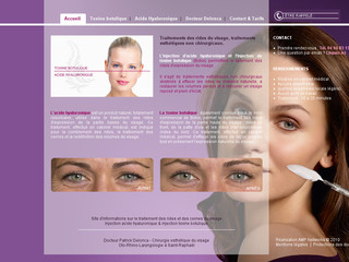 Aperçu visuel du site http://www.traitements-esthetiques-visage.fr