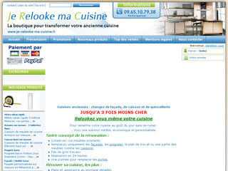 Aperçu visuel du site http://www.je-relooke-ma-cuisine.fr