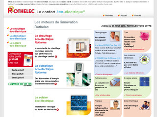 Aperçu visuel du site http://www.rothelec.fr