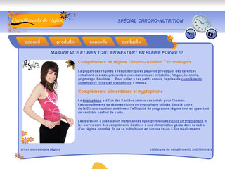 Aperçu visuel du site http://www.complement-regime.com