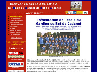 Ecole de gardien de but de Cadenet - Egbc.fr