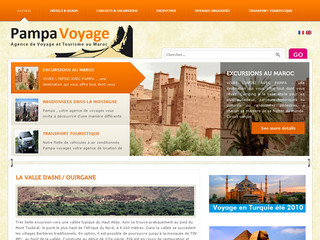 Aperçu visuel du site http://www.agence-voyage-maroc.com