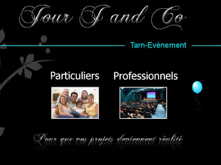 Aperçu visuel du site http://www.tarn-evenement.fr