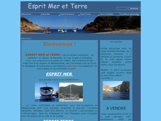 Aperçu visuel du site http://www.espritmer.fr