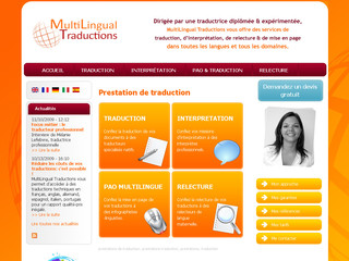 Multilingual Traductions - Agence de traduction - Ml-traductions.com