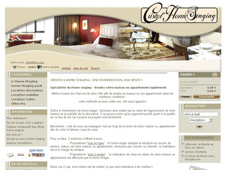 Aperçu visuel du site http://www.cristyls-home-staging.com