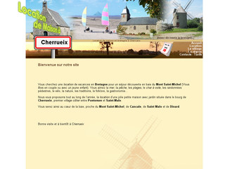 Aperçu visuel du site http://www.location-cherrueix.fr
