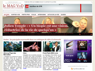Aperçu visuel du site http://www.lemagvod.fr/