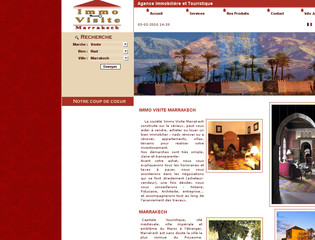 Aperçu visuel du site http://www.immo-visit-marrakech.com/