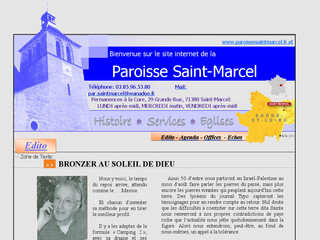 Aperçu visuel du site http://paroisse.saintmarcel.voila.net