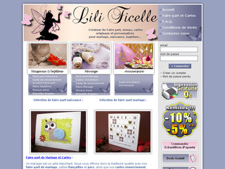 Faire-part naissance - Lilificelle.com