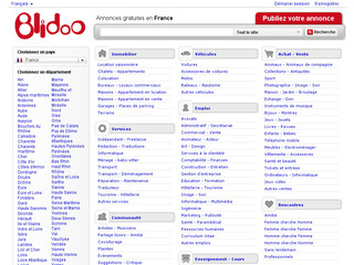 Aperçu visuel du site http://www.blidoo.fr