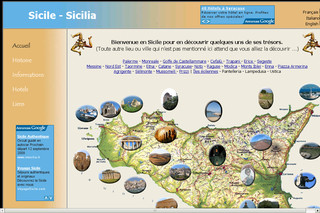 Aperçu visuel du site http://www.sicile-sicilia.net