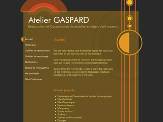 Aperçu visuel du site http://www.atelier-gaspard.com