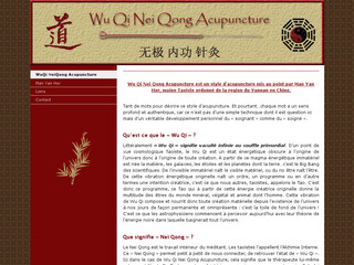 Aperçu visuel du site http://www.wuqi-neiqong-acupuncture.com