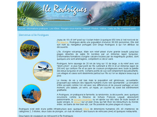 Aperçu visuel du site http://www.ile-rodrigues.fr/
