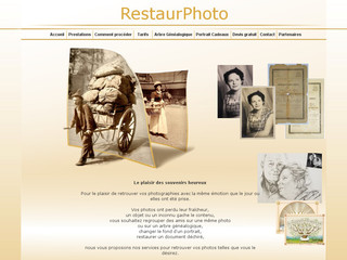Aperçu visuel du site http://www.restaurphoto.fr/