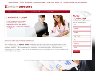 Aperçu visuel du site http://www.difficulte-entreprise.fr