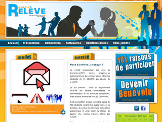 Aperçu visuel du site http://www.releveengestion.ca