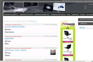 Aperçu visuel du site http://www.ordinateurs-occasions.com
