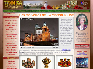 Aperçu visuel du site http://www.itroika.com