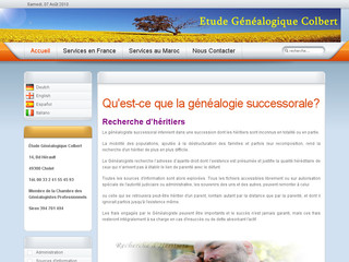 Aperçu visuel du site http://www.etudecolbert.fr
