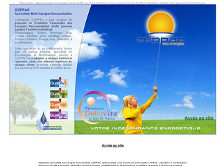 Aperçu visuel du site http://www.coppac-energies.com