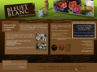 Aperçu visuel du site http://www.fleuriste-bleuetblanc-17.com