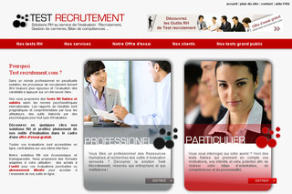 Aperçu visuel du site http://test-recrutement.com