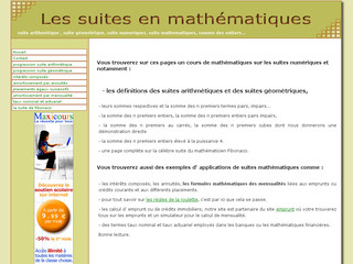 Aperçu visuel du site http://les-suites.fr