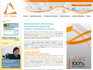 Aperçu visuel du site http://www.cbvisio.fr