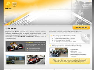 Aperçu visuel du site http://www.lezay-mecanic.com