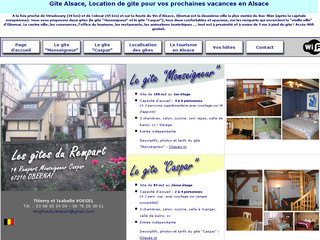 Aperçu visuel du site http://www.location-saisonniere-alsace.com