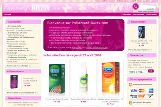 Préservatif-Durex.com : vente de produits Durex