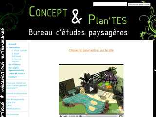 Aperçu visuel du site http://www.conceptplan-tes.fr/
