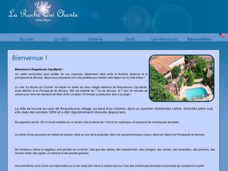 Aperçu visuel du site http://www.villa-rental-riviera.com/