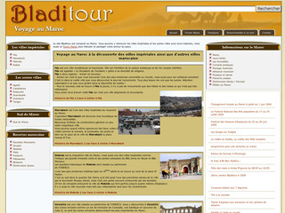 Aperçu visuel du site http://www.bladitour.fr