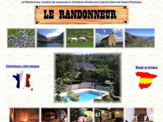 Aperçu visuel du site http://www.lerandonneur.info/